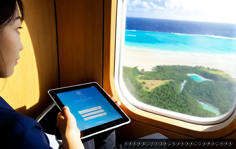 통가 가는 방법 - Photorealistic travel planning scene for a trip to Tonga, Japanese adult traveler seated at a clean ...